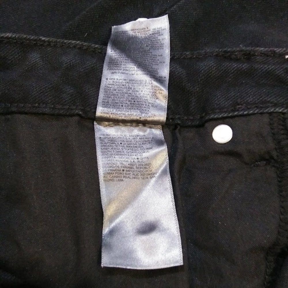 *OLD NAVY CURVY*O.G. STRAIGHT JEANS*DISTRESSED *WOMEN 14W*BUTTON FLY*NWT* - Picture 11 of 11